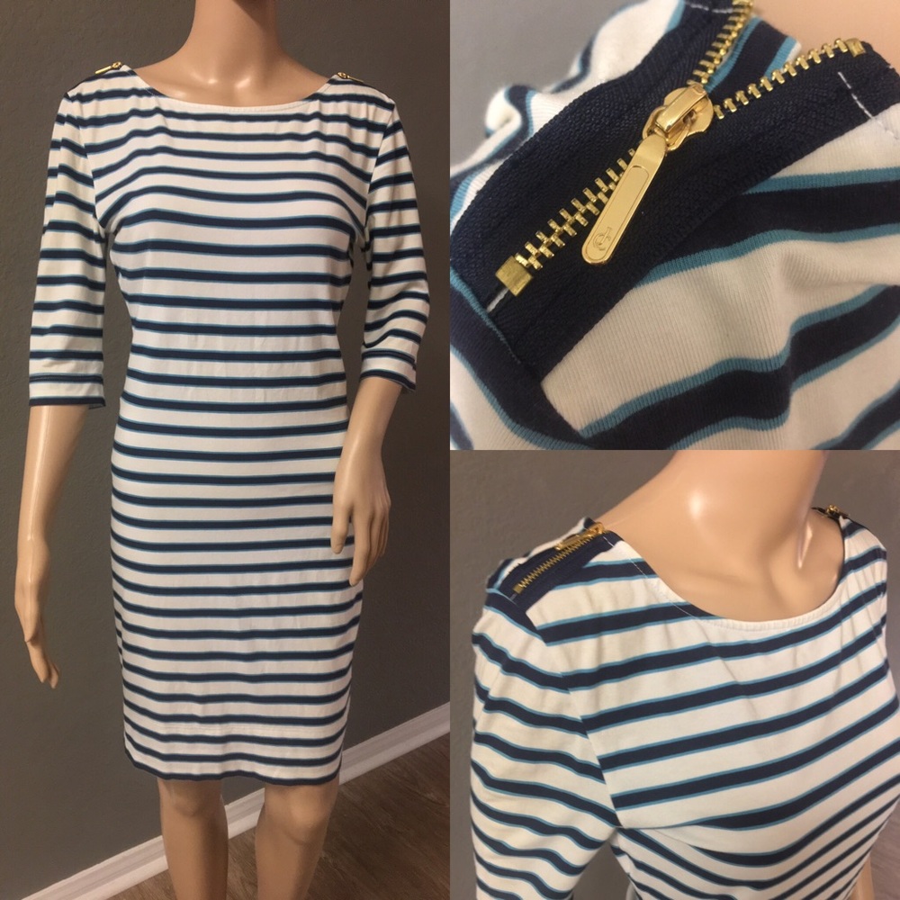 Stripped Cotton Juicy Couture Dress - Pristine